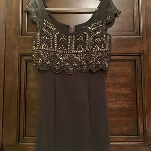 American Eagle, Sequence Cap Sleeve Fitted Dress